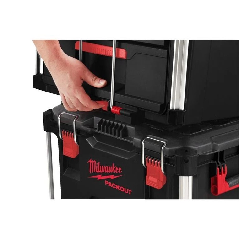 【数量限定】milwaukee PACKOUT 引き出し収納 2段 ブラック, 黒, 2段
