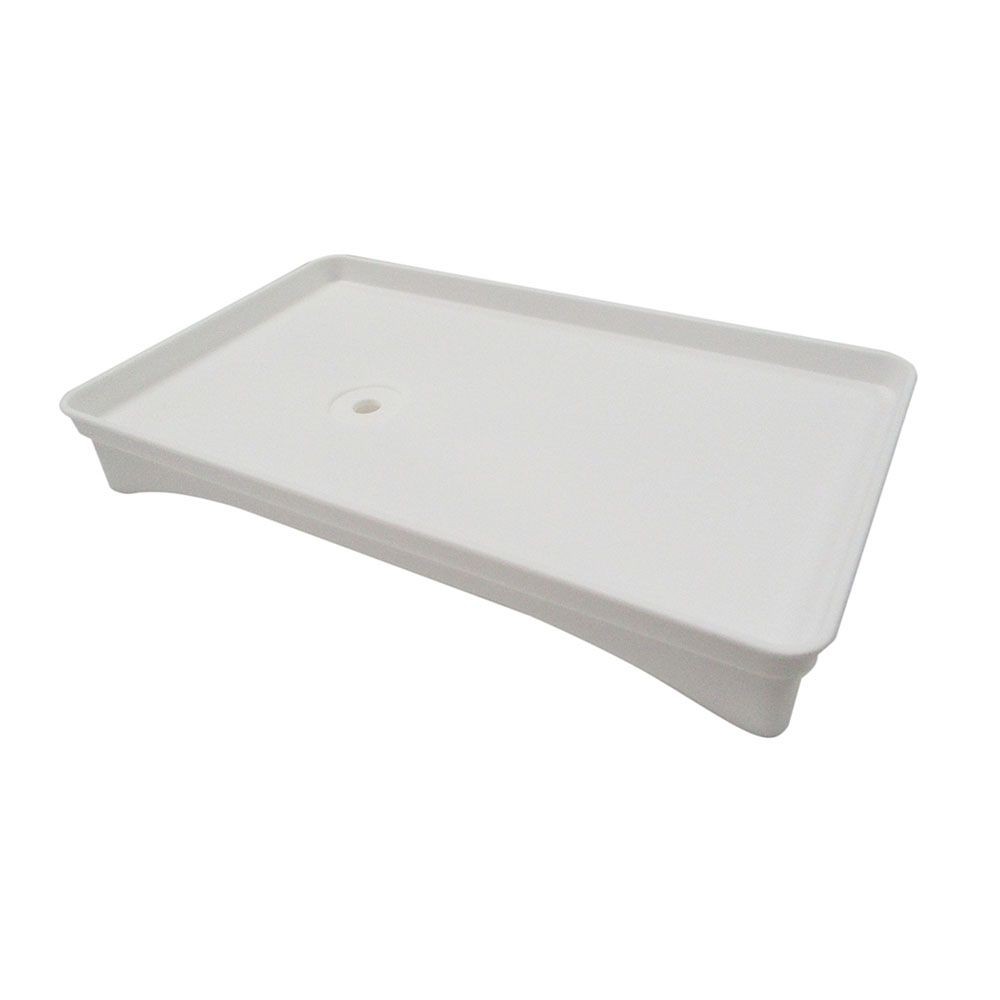 流れる水切りバスケット　2段スリム