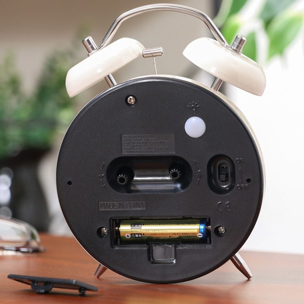 置時計　ベル　ブラック, ブラック, その他サイズ１