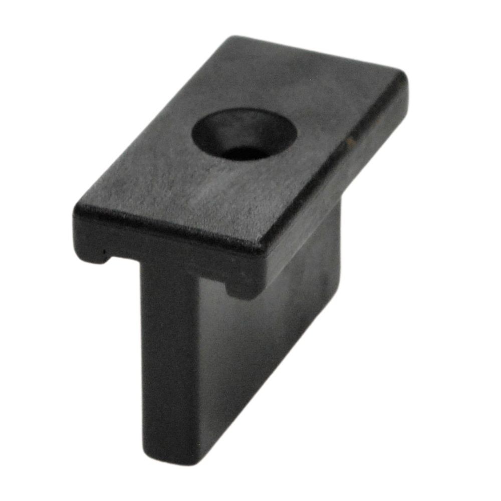 木粉樹脂デッキベランダ敷用固定具１０入（ビス入）, 黒, 10個入（ビス入）