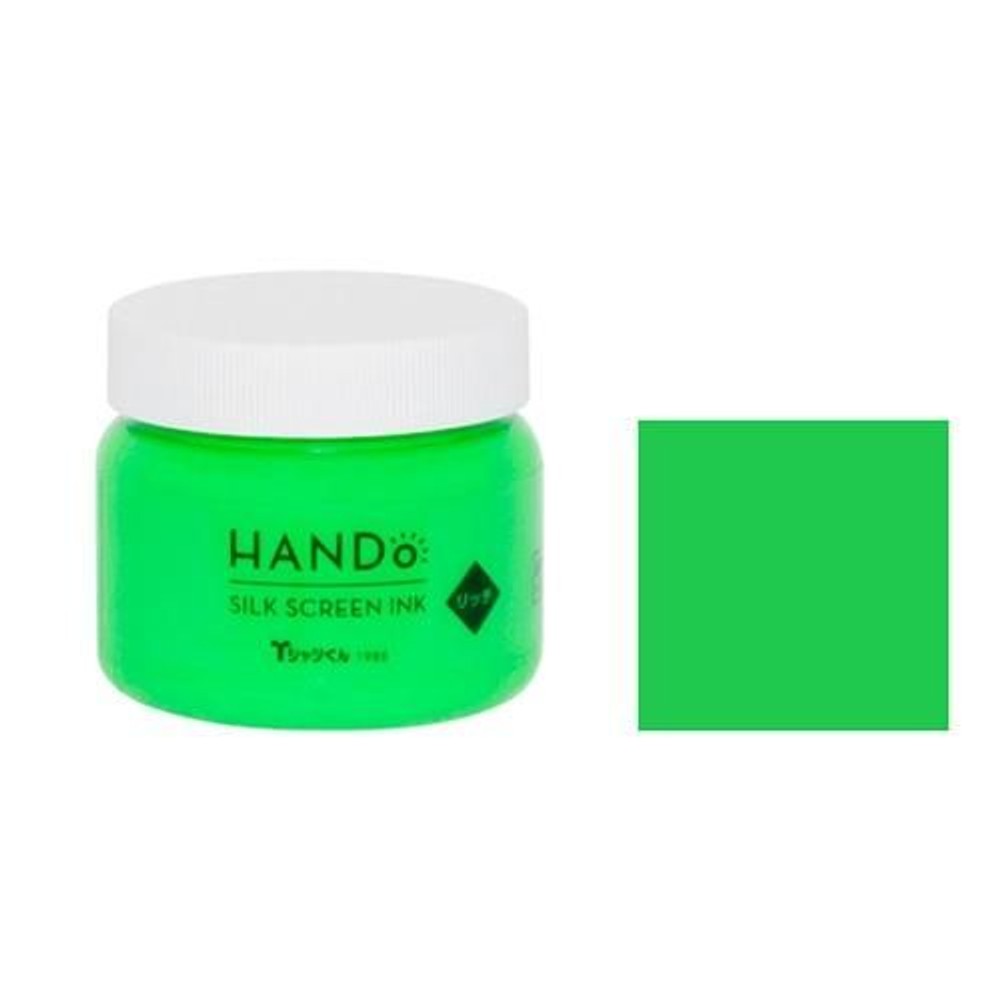 Tシャツくん シルクスクリーンインク リッチ 100g ねおんぐりーん (101114249) ホリゾン HANDo, ねおんぐりーん, リッチ 100g 