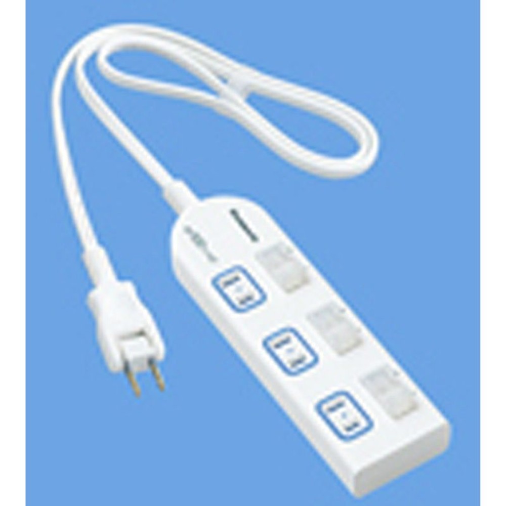 パナソニック　ザ・タップＸ（3コ口）個別スイッチ, ホワイト（1）, 1.0m