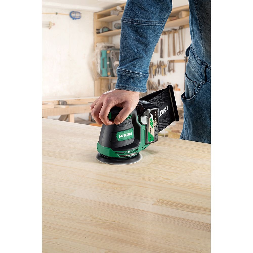 ハイコーキ　HIKOKI １８Ｖランダムサンダ（蓄電池１個、充電器付き） SV1813DA (XPZ), グリーン, SV1813DA (XPZ)