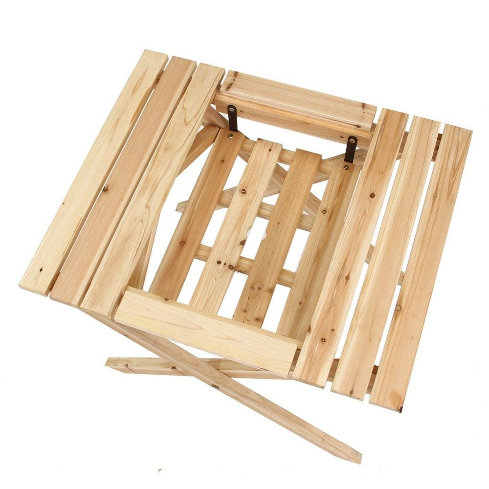 ＢＢＱテーブル＆ベンチセットミニ　コンロスペース付　ＮＡ【メーカー直送・代引不可】, ナチュラル, ベンチセットミニ