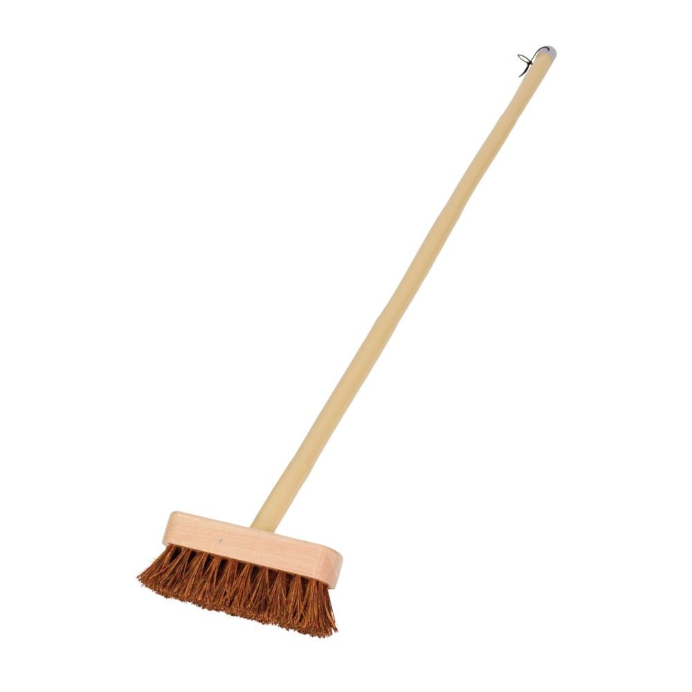 熱に強いデッキブラシ　シダ, シダ, 木柄