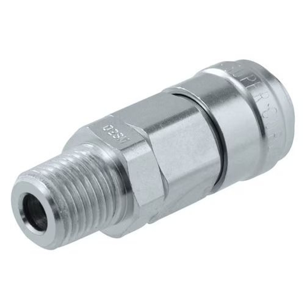日東工器 スーパーカプラ ソケット 02SM, シルバー, 02SM
