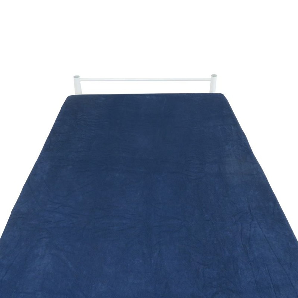 簡単脱着のびるパイル地のぴったりシーツ　セミダブル・ダブル兼用, ブラウン, セミダブル・ダブル兼用