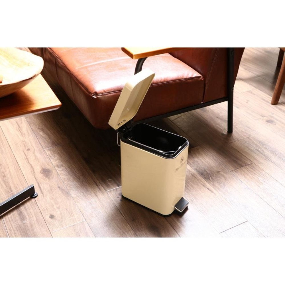 ペディボヌール　ダストボックス5Ｌ　【メーカー直送・代引不可】, アイボリー, 5L