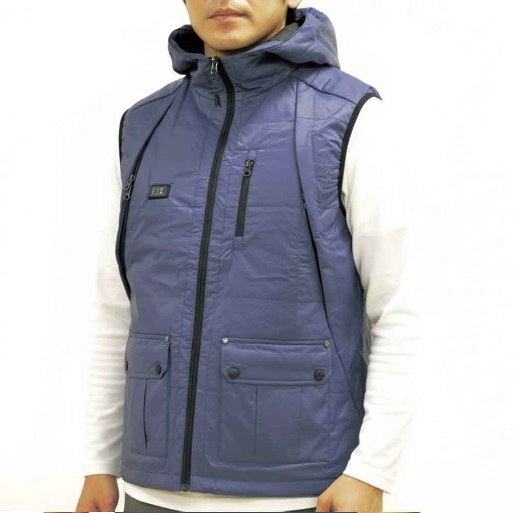 【2025年モデル】アウター７ヒーターベスト　ネイビー, ネイビー, Mサイズ