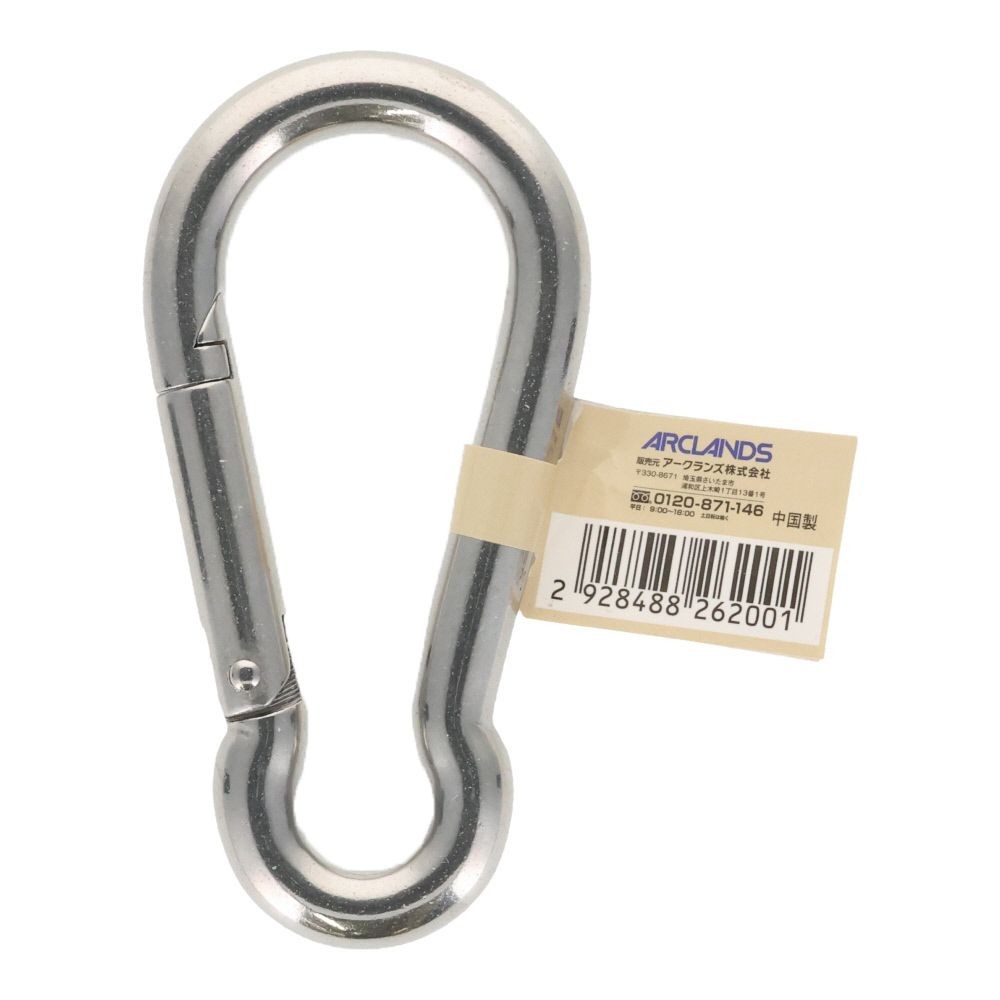 ステンレススプリングフック　１０ｍｍ, スプリングフック, 10mm