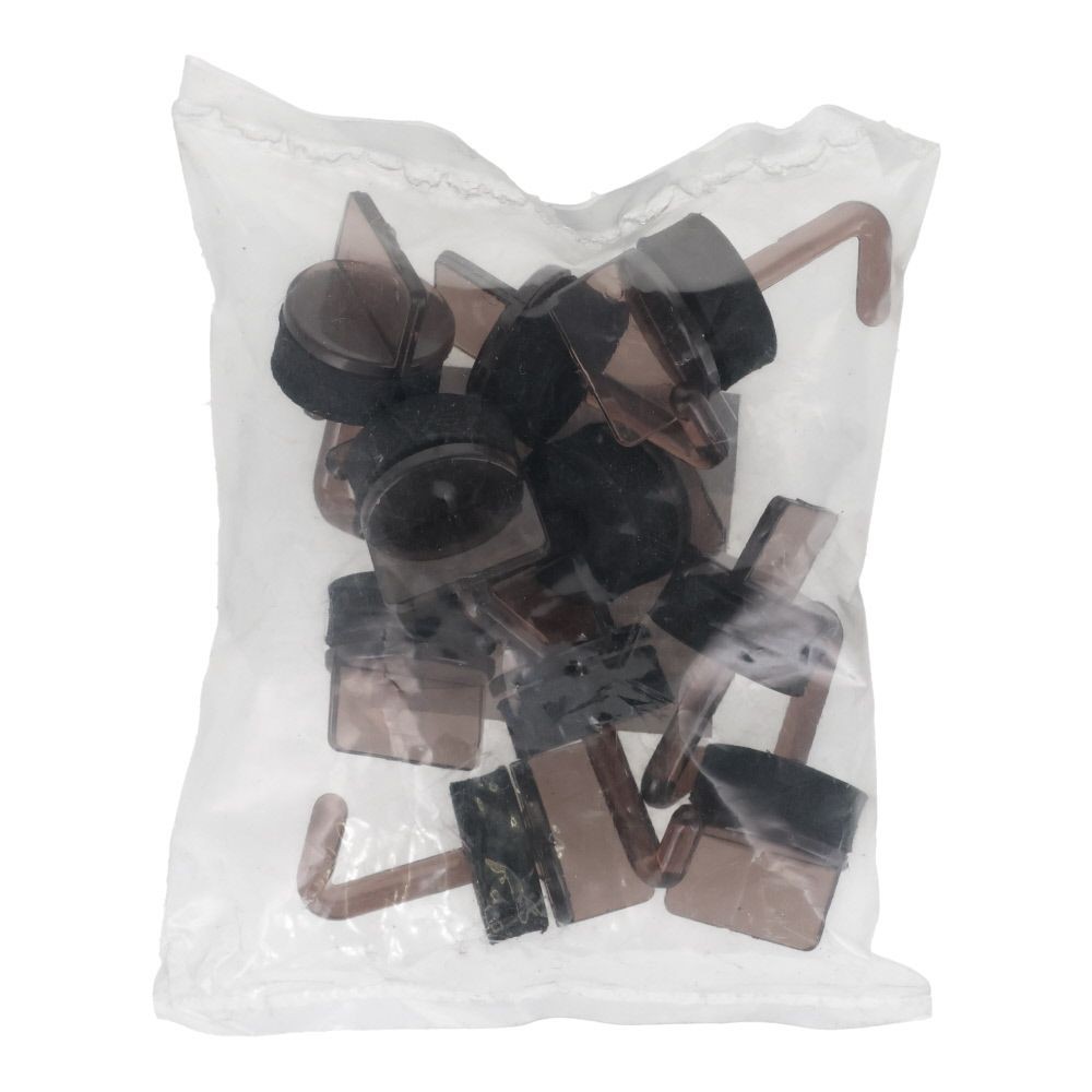 ワンタッチ ポリカ製フック ２３ミリ　１０個, クリア, 10個