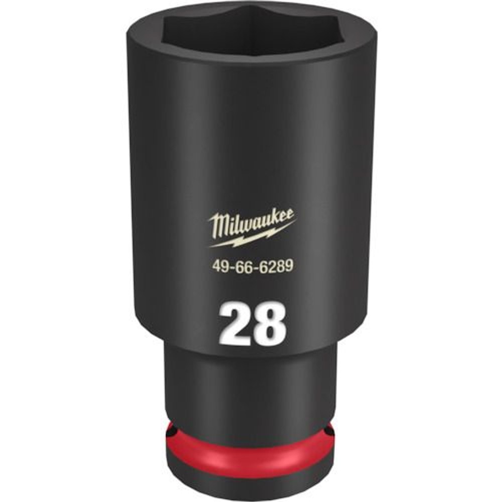 milwaukee SHOCKWAVE IMPACT DUTY ディープインパクトソケット 1/2インチ(12.7mm)角 28mm, 49-66-6289, 28mm