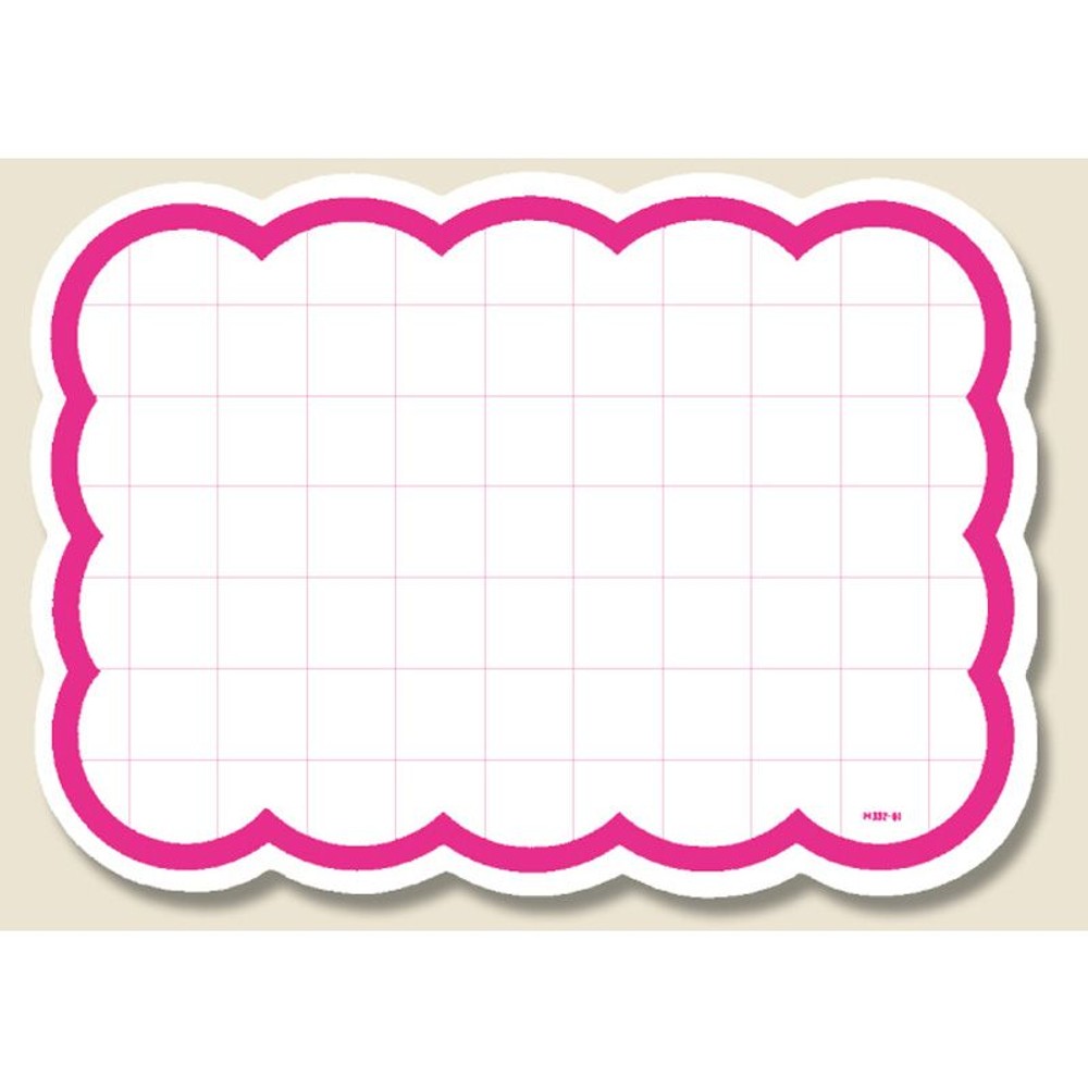 シモジマ　抜型カード　雲　LL　30枚, ピンク, LLサイズ