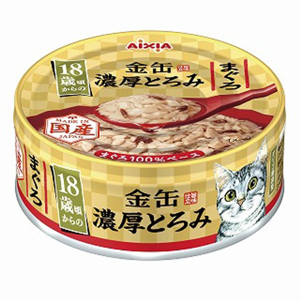 アイシア　金缶濃厚とろみ　18歳まぐろ　70ｇ, 18歳からのまぐろ, 70g