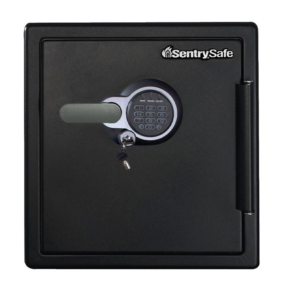 【期間限定特別価格】【開梱・設置費込】セントリー耐火耐水金庫  JTW123GEL テンキー式 2時間耐火 33.6L【メーカー直送・代引不可】, ブラック, 33.6L