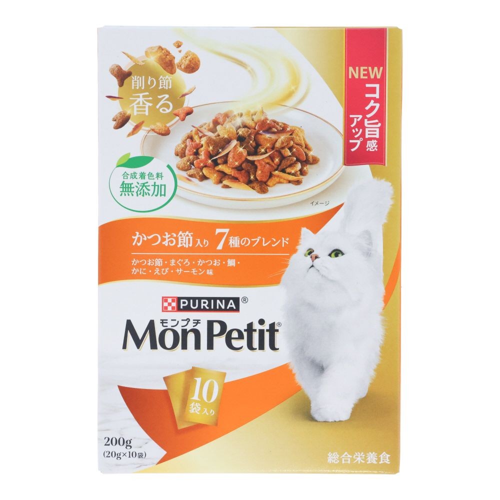 モンプチボックス　かつお節入り７種のブレンド　２００ｇ, かつお節入り, 200g