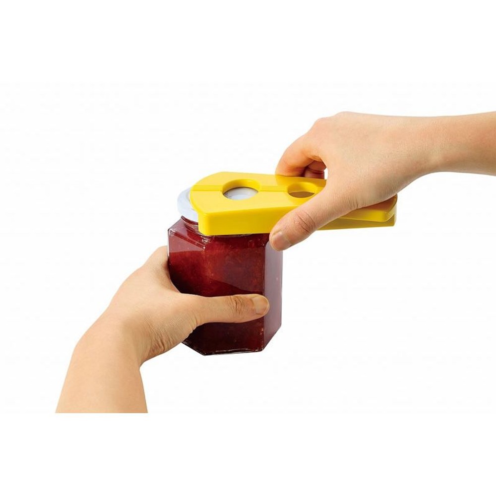 かるラク　ビンフタオープナー, イエロー, 1個入り