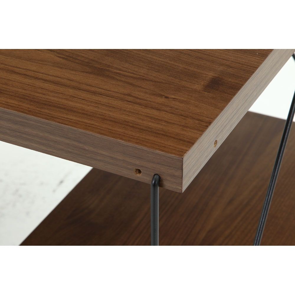 不二貿易 ＥＺＢＯ　ワイヤーデスク　ＭＢＲ【メーカー直送・代引不可】, ブラウン, 幅1220mm×奥行620mm×高さ1360mm