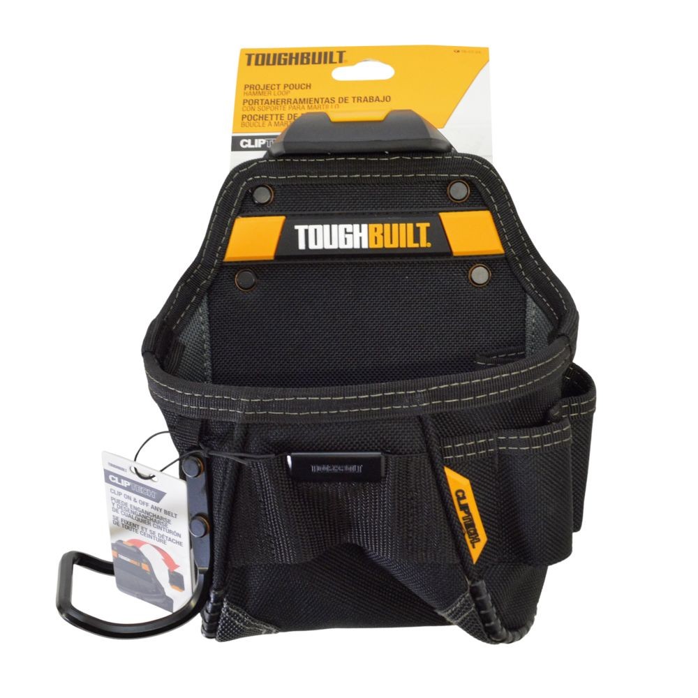 TOUGHBUILT（タフビルト）　工具ポーチ　TB-CT-24　ハンマーループ付き　ツールポーチ, 黒, TB-CT-24