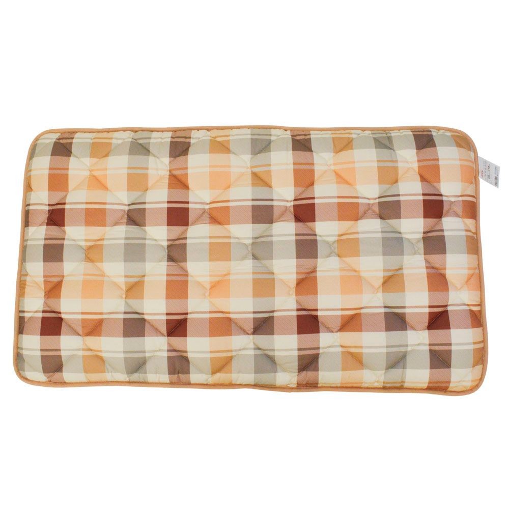 ヘタりにくい三層長座布団　プラッド　６５&times;１１５ｃｍ, プラッド柄, 65&times;115cm