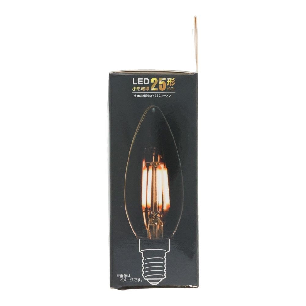 ヤザワ フィラメントLED LDC2LG32E14C2, クリア, 25形相当