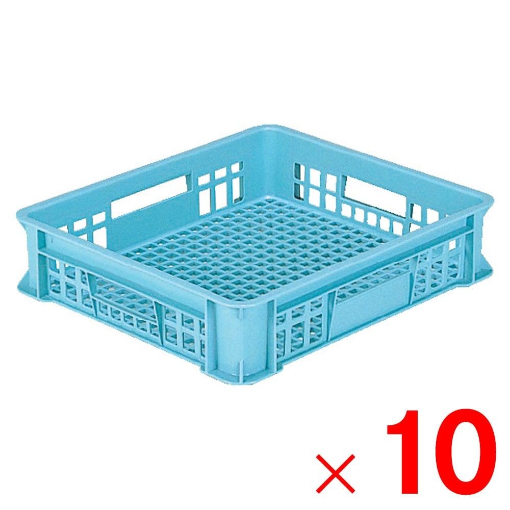 サンコー サンテナー B#17 ライトブルー 101704-00 &times;10個セット【メーカー直送・代引不可】【法人限定】【日祝配送不可・時間指定不可】, ライトブルー, 10P