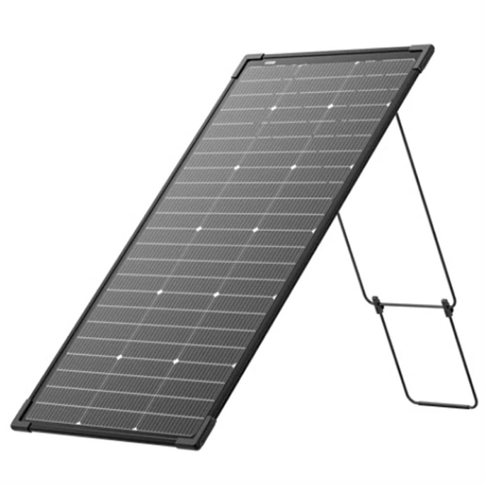 エコフロー EcoFlow 125W 両面ソーラーパネル EFSOLAR125W, ブラック, 幅612mm&times;奥行1154mm&times;高さ22mm