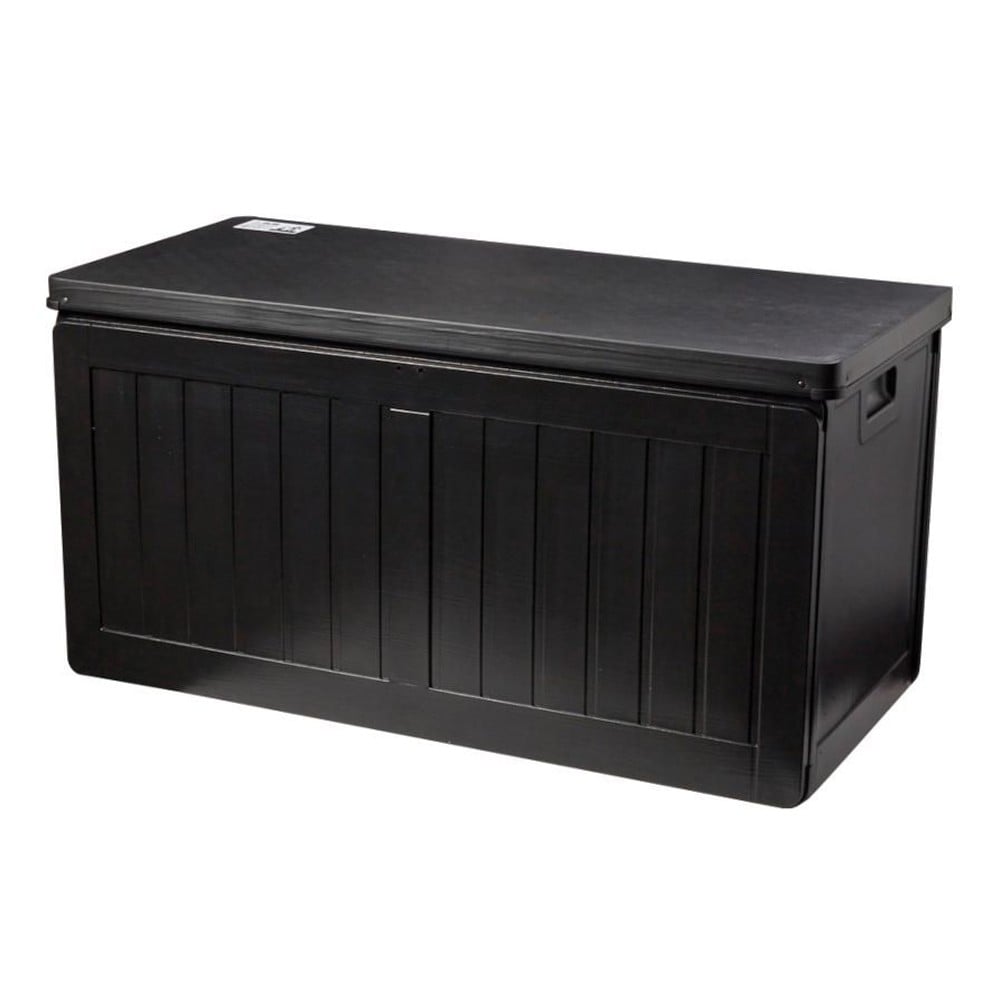 大型屋外分別ストッカー  約190L, ブラック, 190L