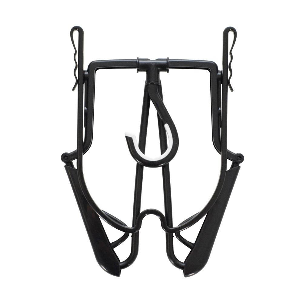 折りたたみ式パーカーハンガー ブラック, ブラック, 1個