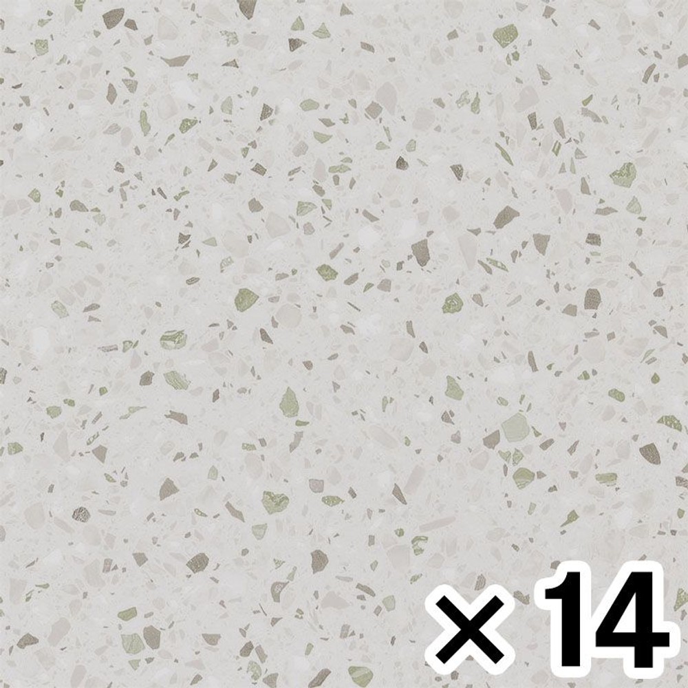 東リ ロイヤルストーン ＰＳＴ４１４２&times;14枚セット, アーステラゾー, 幅450mm&times;奥行450mm&times;高さ3mm