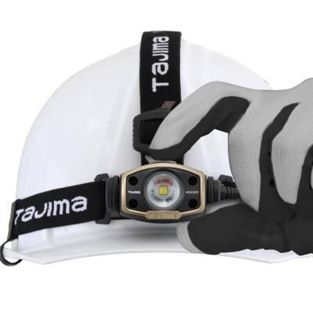 TAJIMA（タジマ） 　ヘッドライト ED 500lm フラッド照射 3730セット　LE-E502D-SP, ブラック, 500lm