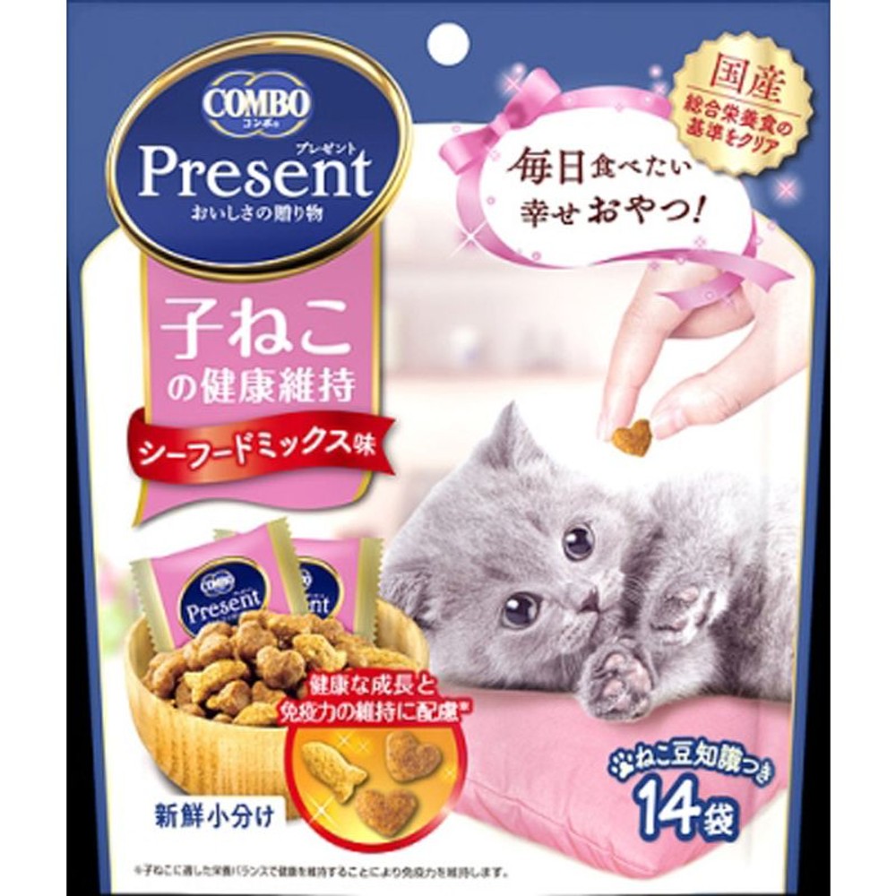 日本ＰＦ　コンボプレゼント猫おやつ　子ねこ健康維持42ｇ, 子猫用 健康維持, 42g