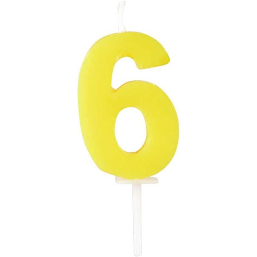 数字キャンドル6, その他カラー６, No.6