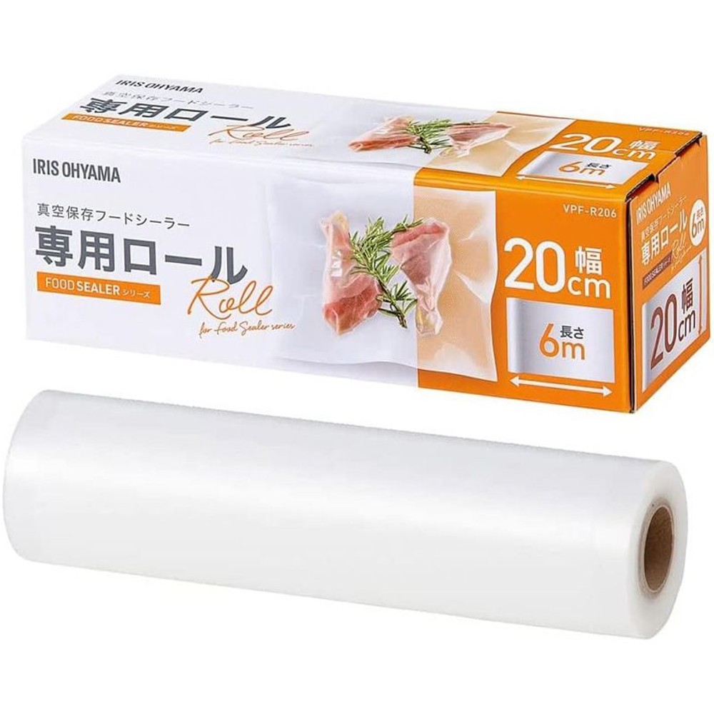 真空保存フードシーラー専用ロールＶＰＦーＲ206, 替えロール, 幅20×長さ600cm
