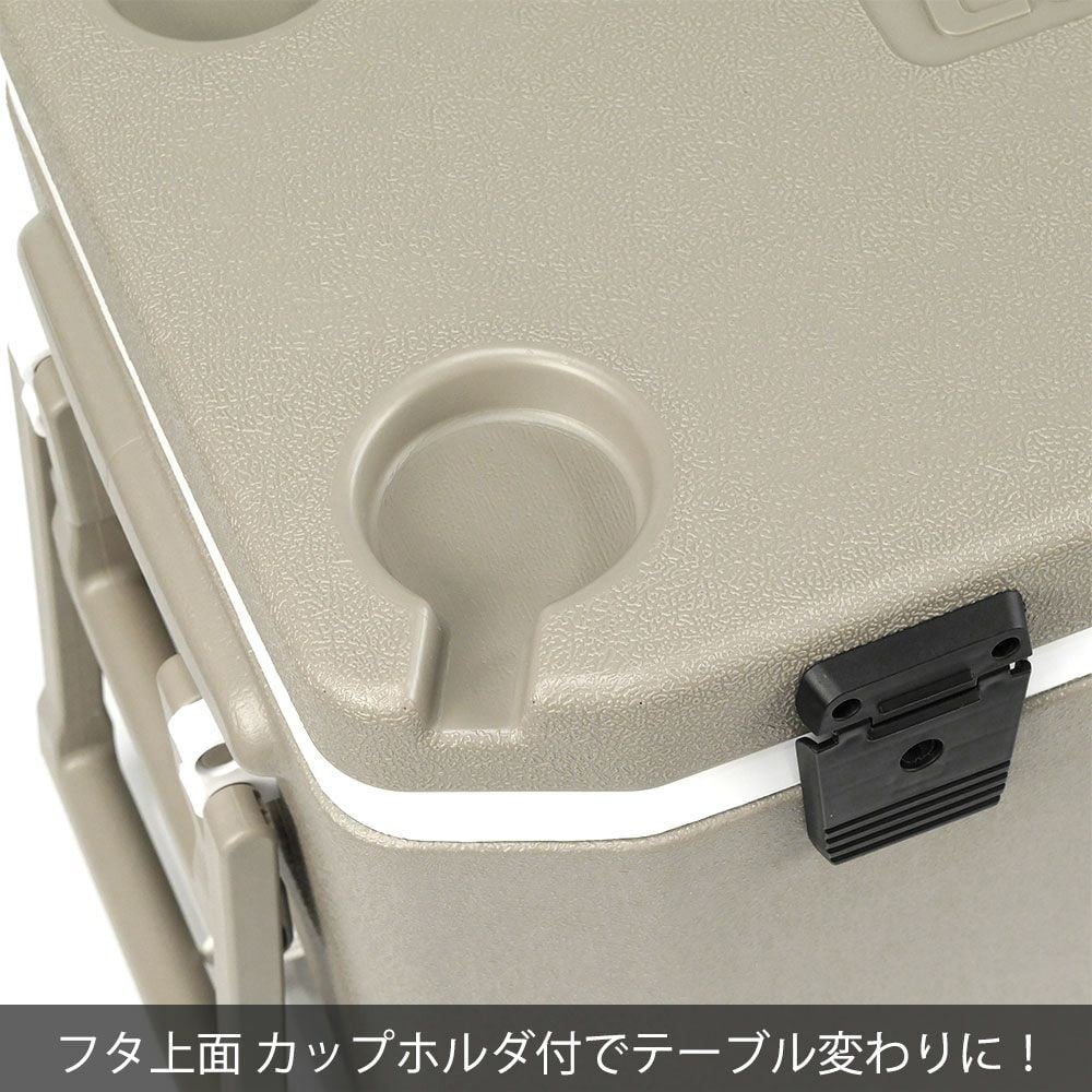 3ＤＡＹＳ クーラー キャスター付 45L, グレー, 45L