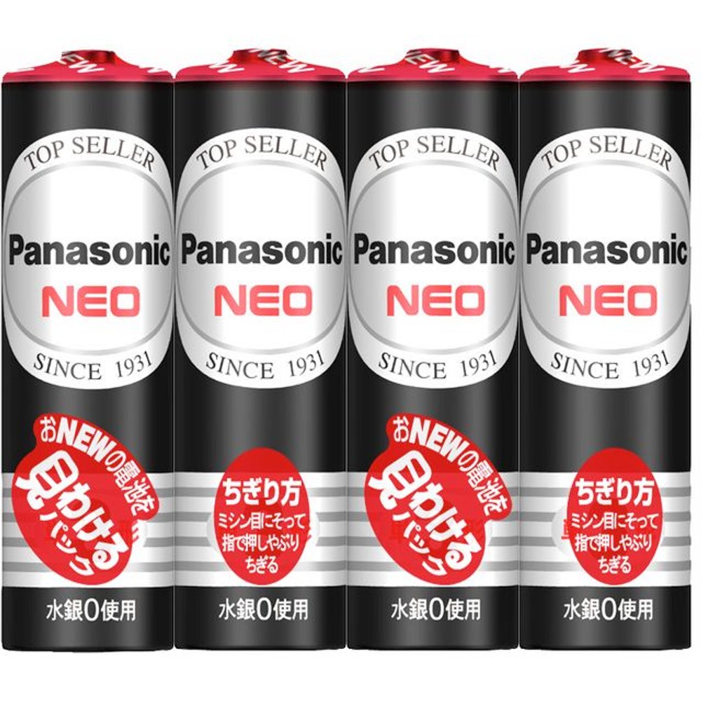 ＰＡ　マンガン電池単３　４Ｐ　Ｒ６ＰＮＢ／４ＶＳＥ, -, -