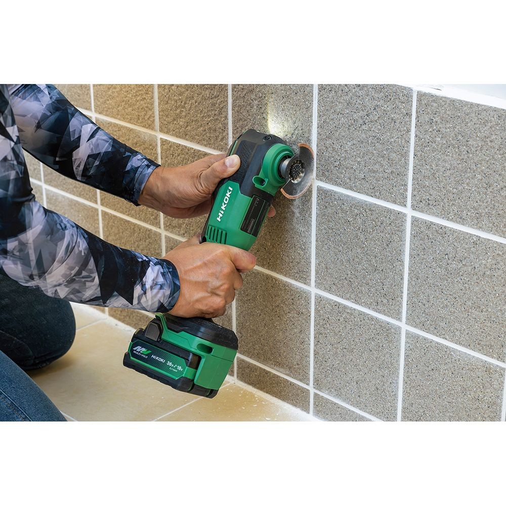 ハイコーキ　HIKOKI １８Ｖマルチツール（蓄電池１個、充電器付き） CV18DA (XPZ), グリーン, CV18DA (XPZ)