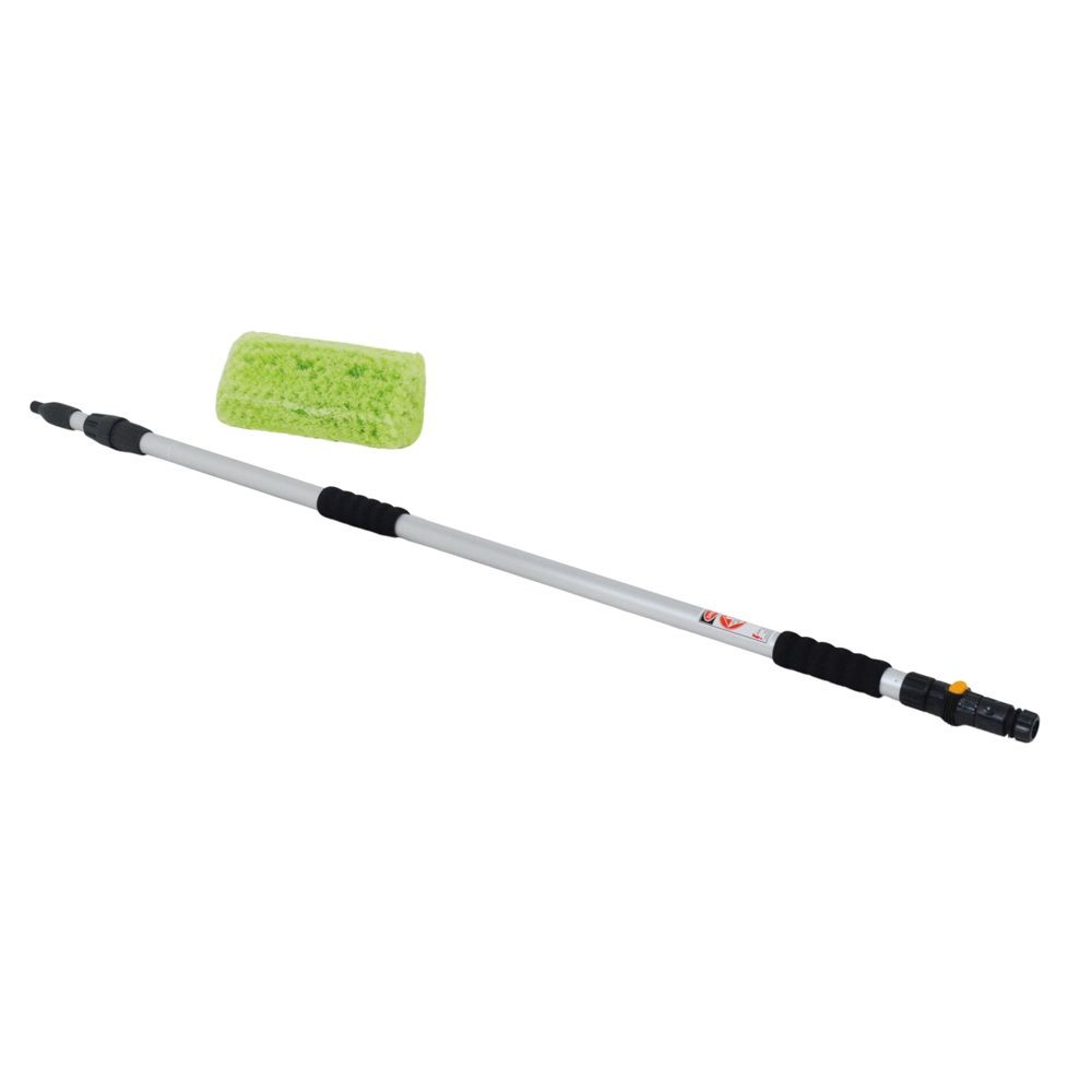 ●大型車用伸縮洗車ブラシ2．4ｍ, グリーン, 2.4m