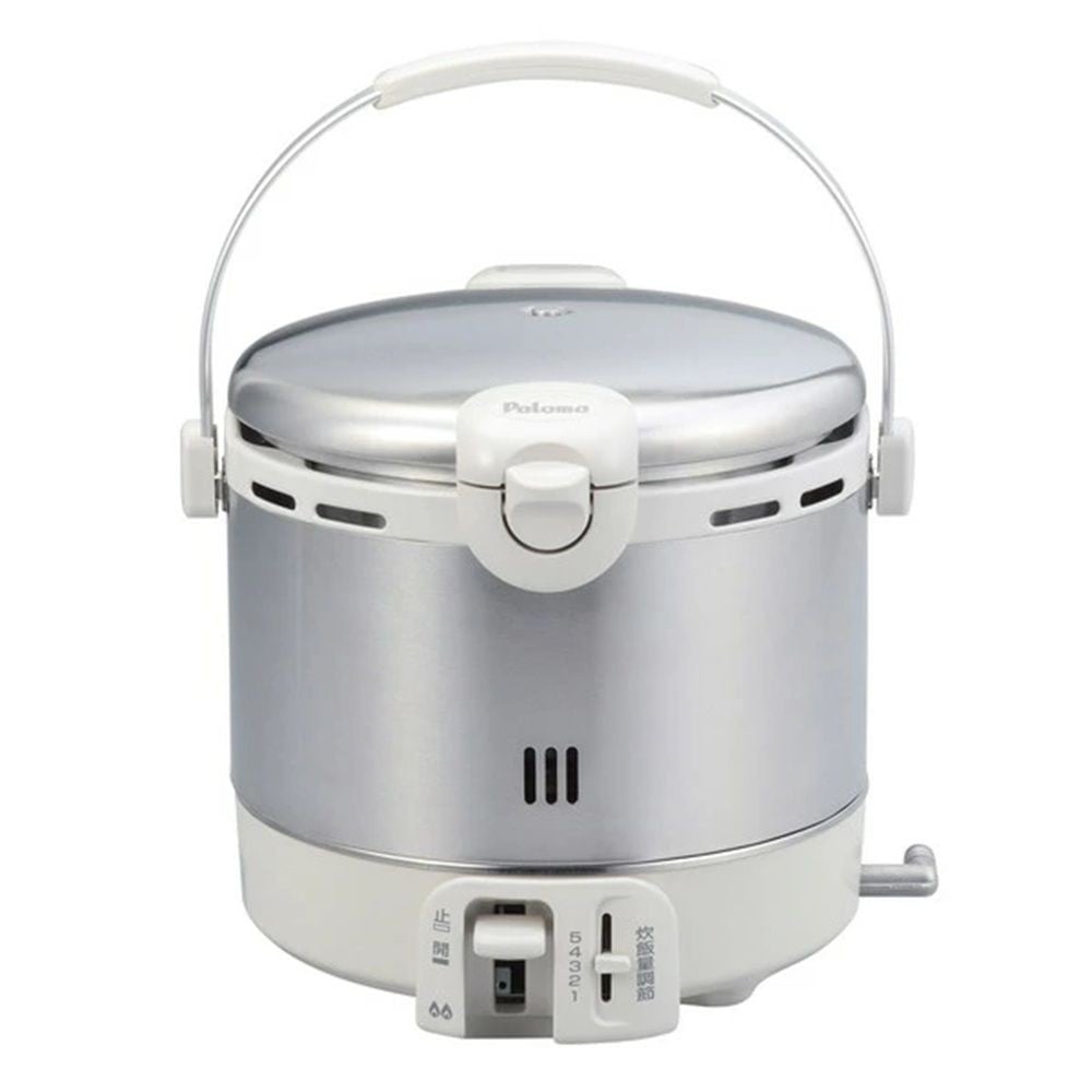 パロマ ガス炊飯器 PR-09EF 5合炊き, ナチュラルホワイト-プロパンガス, LP