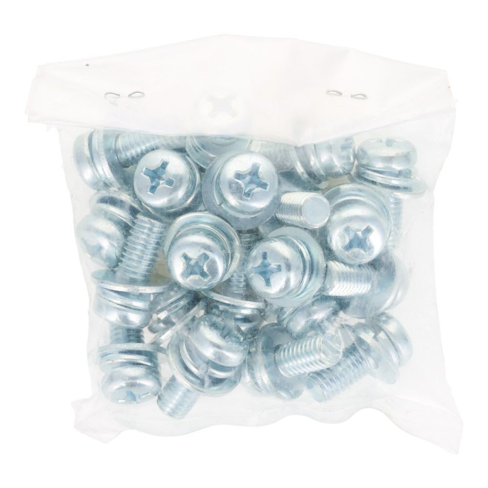 ユニクロ　座金組込ねじ　Ｐー３　Ｍ８&times;２０　２０個入り, ねじ, M8&times;20