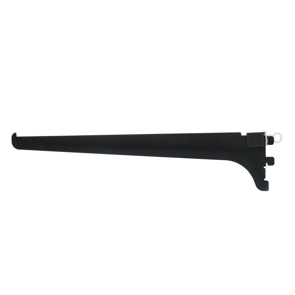 ＷＡＫＩ　ピラシェル　棚受　３００ｍｍ　黒, ブラック, 1個入り