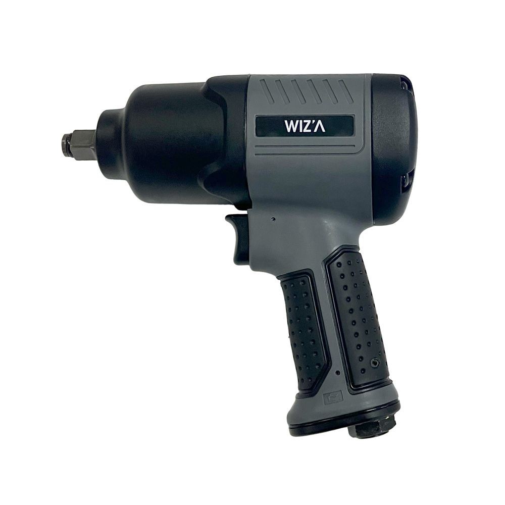 ウイザ WIZ'A エアーインパクトレンチ強力型 WZAW-610, グレー, 幅60mm&times;奥行185mm&times;高さ200mm