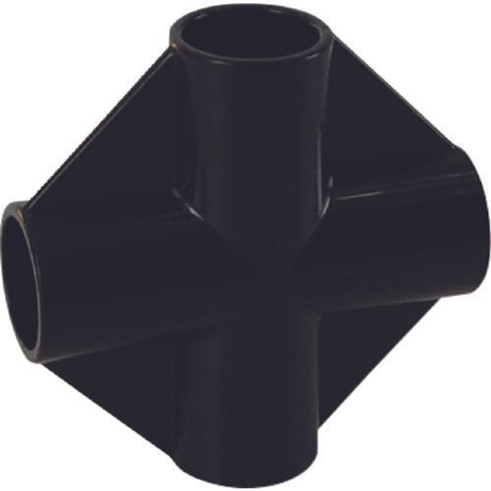 YAZAKI 矢崎化工 イレクタープラスチックジョイント J-6B S 枠・パイプのつなぎ用　Φ28用, アイボリー, J-6B S（4方向（枠のつなぎ用・1方向通し））