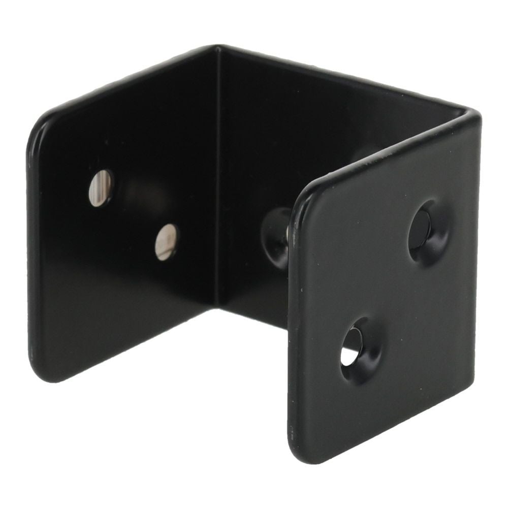 ２&times;４金具コの字型　３５&times;３７&times;４２, 黒, コの字
