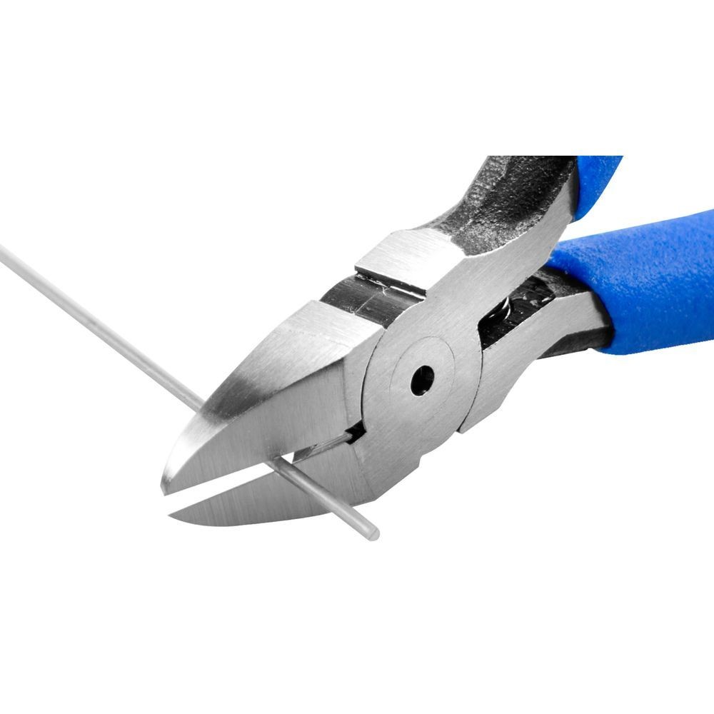 ツノダ（Tsunoda） プチニッパー　１００ｍｍ　バネ付 MN-100, ブルー, 100mm