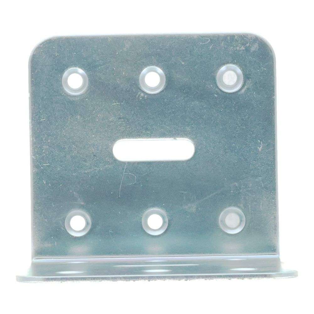 ２×４メッキ金具　Ｌ型タイプ　８０×７５×７５, メッキ, L型