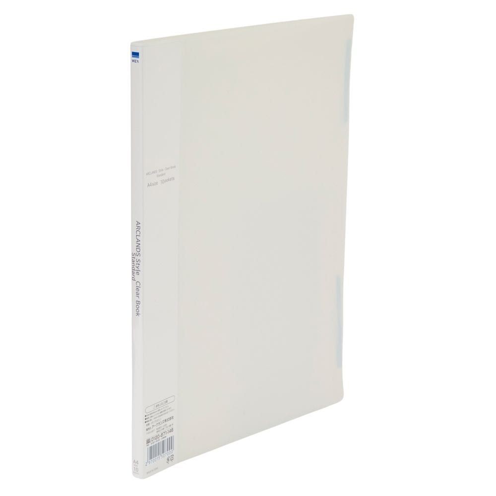 クリアブックスタンダードＡ4 10ポケット, ブルー, A4 10ポケット