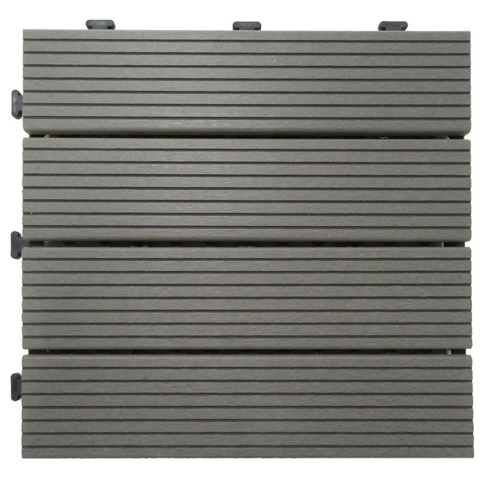 ジョイント式人工樹脂パネル　グレー, グレー, 1枚