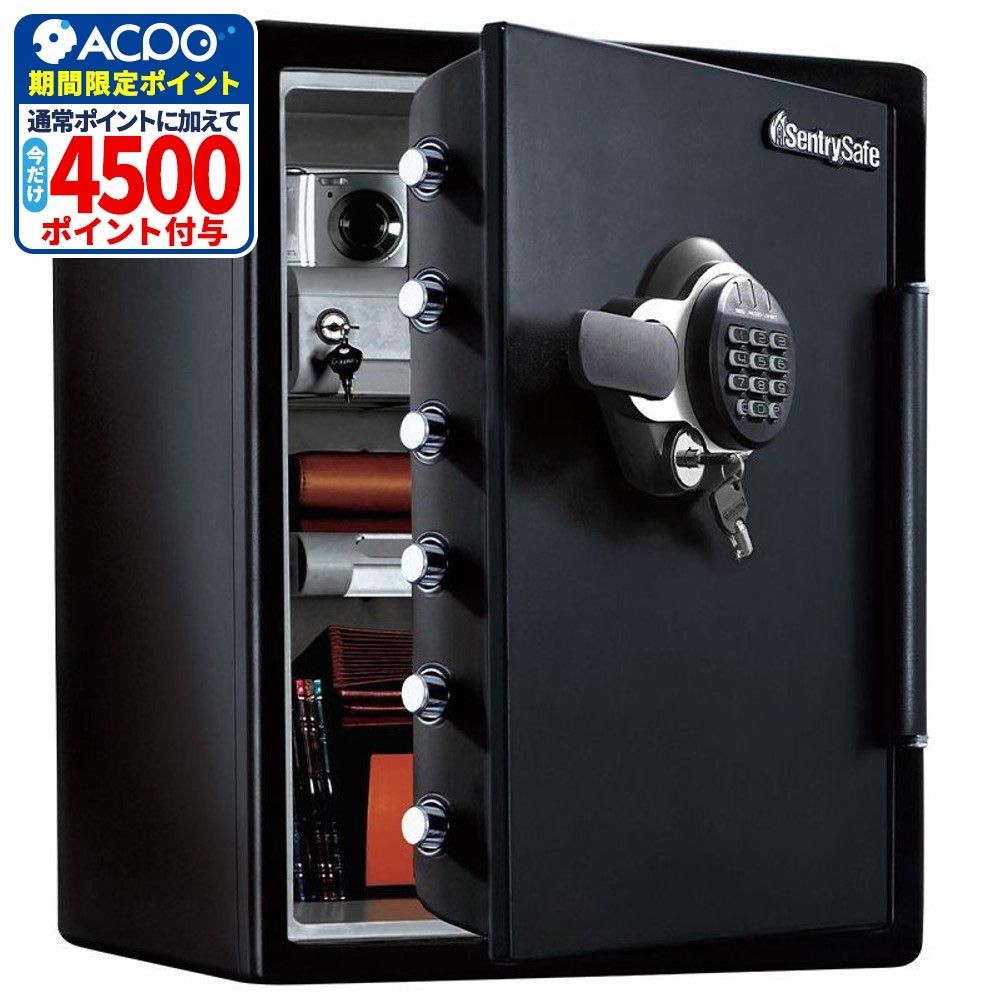 【開梱・設置費込】セントリー耐火・耐水金庫  JFW205GGL テンキー式 1時間耐火 56.6L【メーカー直送・代引不可】, ブラック, 56.6L