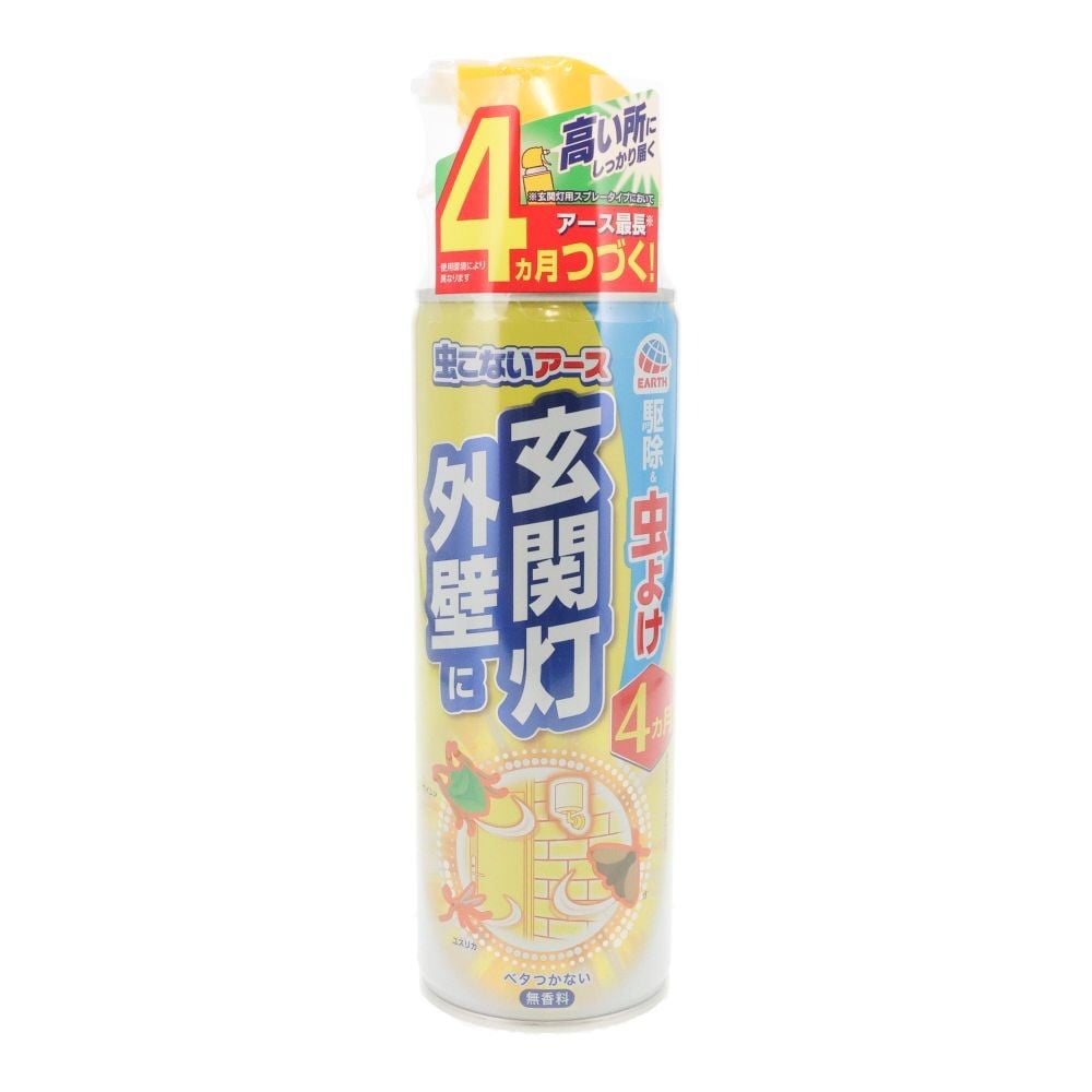 アース　虫こない玄関灯外壁に４５０ｍｌ, ジェットタイプ, 4ヵ月間